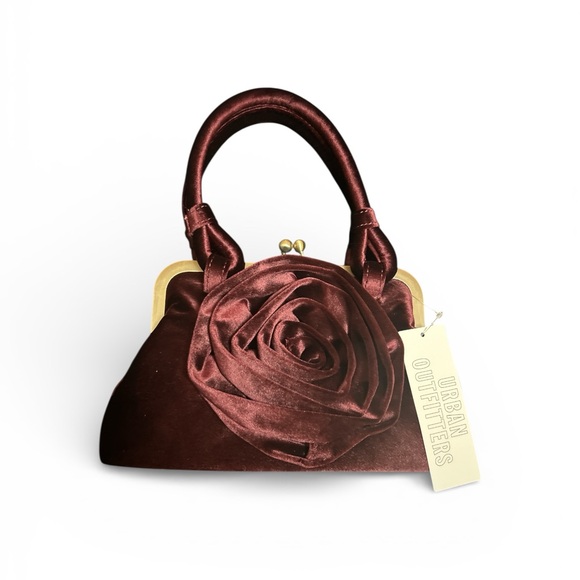 Urban outfitters Velvet Rose Handbag - Burgundy - Picture 4 of 4